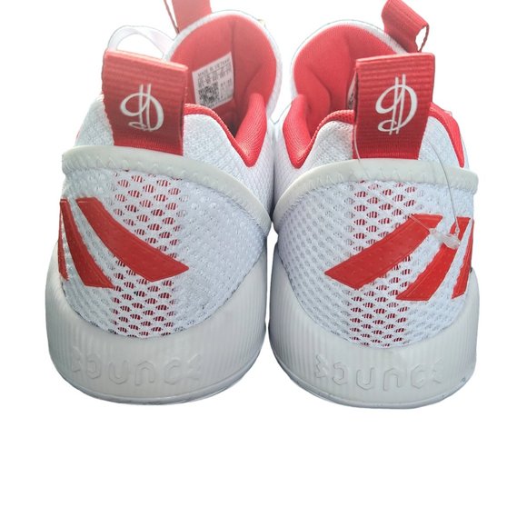 Adidas Damien Lillard "Dame Certified" Men's Basketball Shoes Red/White - Size 1 - Picture 2 of 4